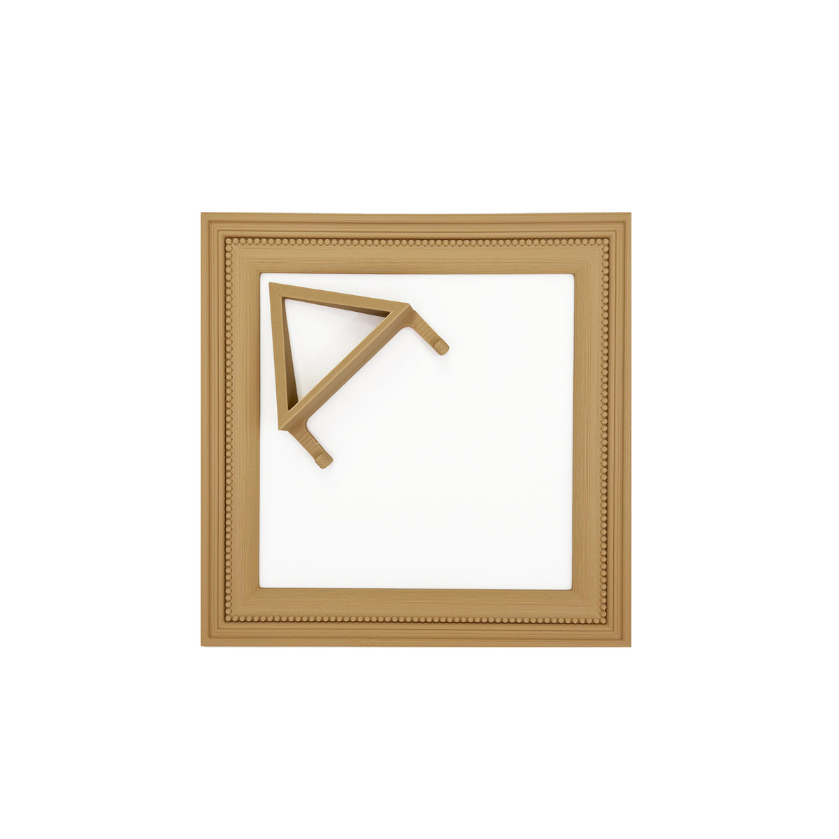 Square BEIGE Magnetic Frame for Needlepoint