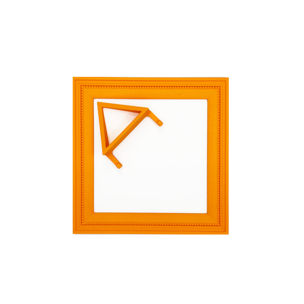 Square ORANGE Magnetic Frame for Needlepoint