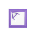 Square PURPLE Magnetic Frame for Needlepoint