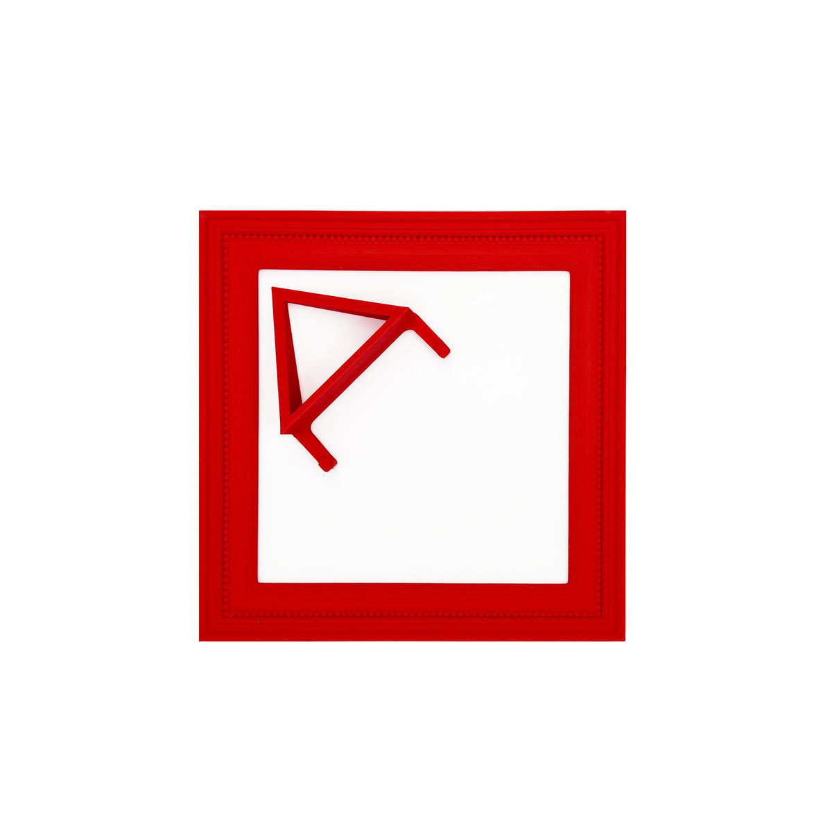 Square RED Magnetic Frame for Needlepoint