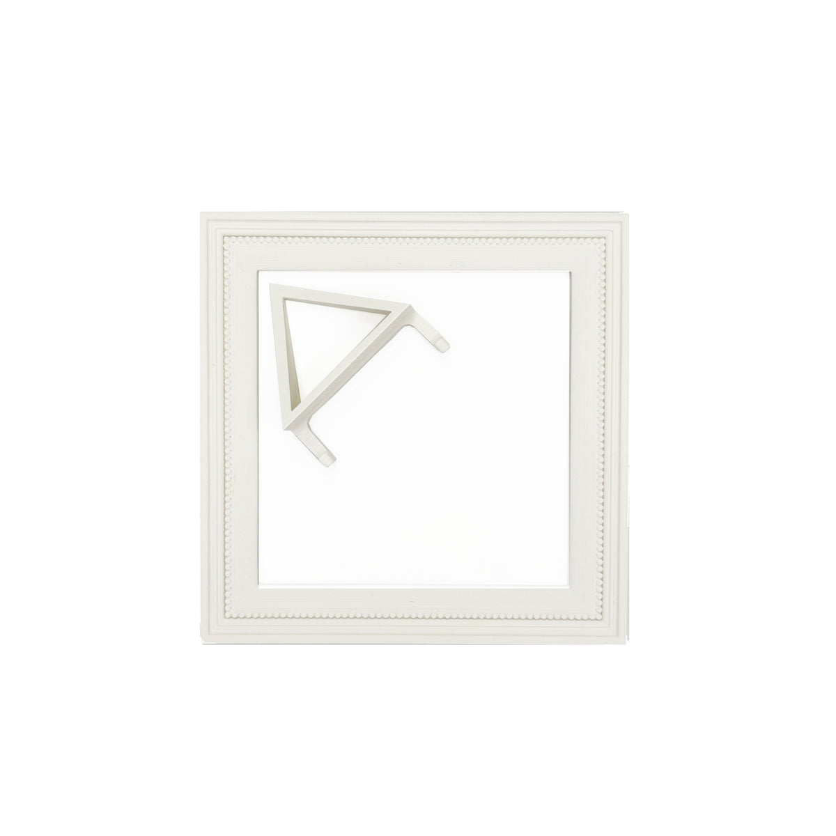 Square WHITE Magnetic Frame for Needlepoint