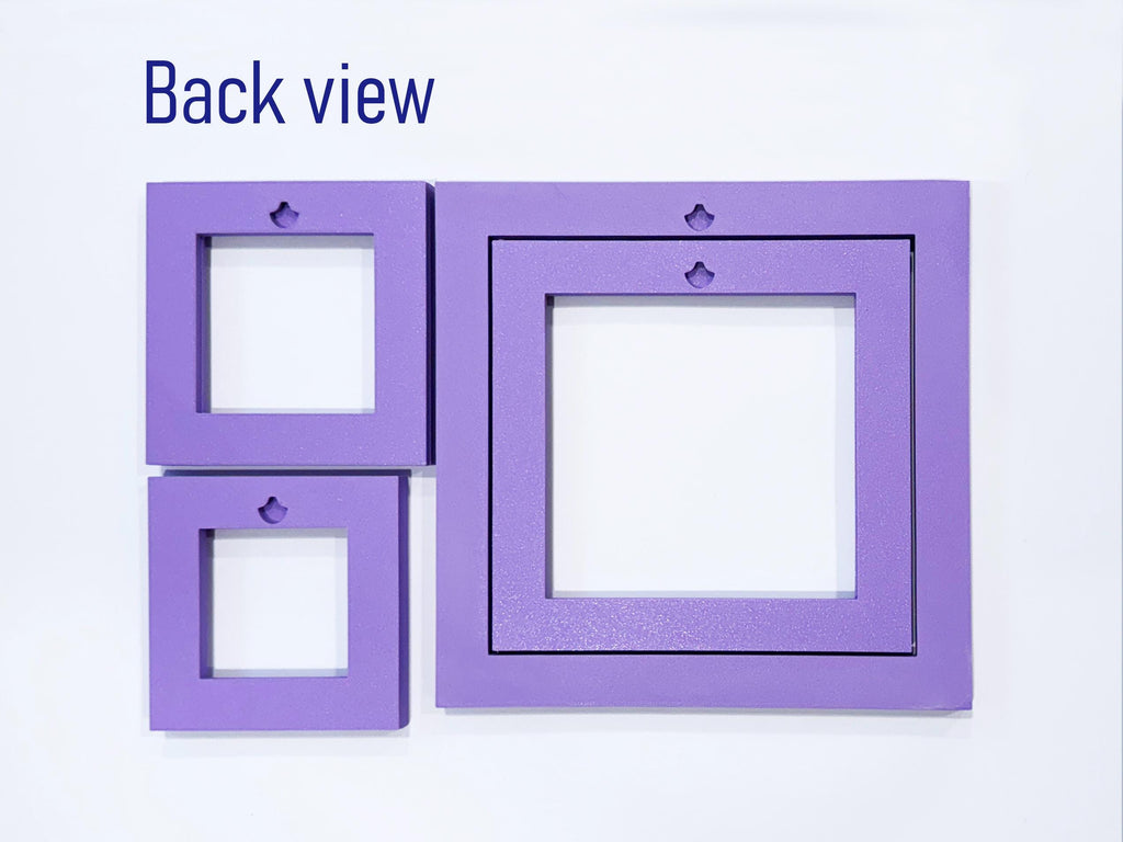 Magnetic Cross Stitch Frame: WHITE Needlework Display with Stand