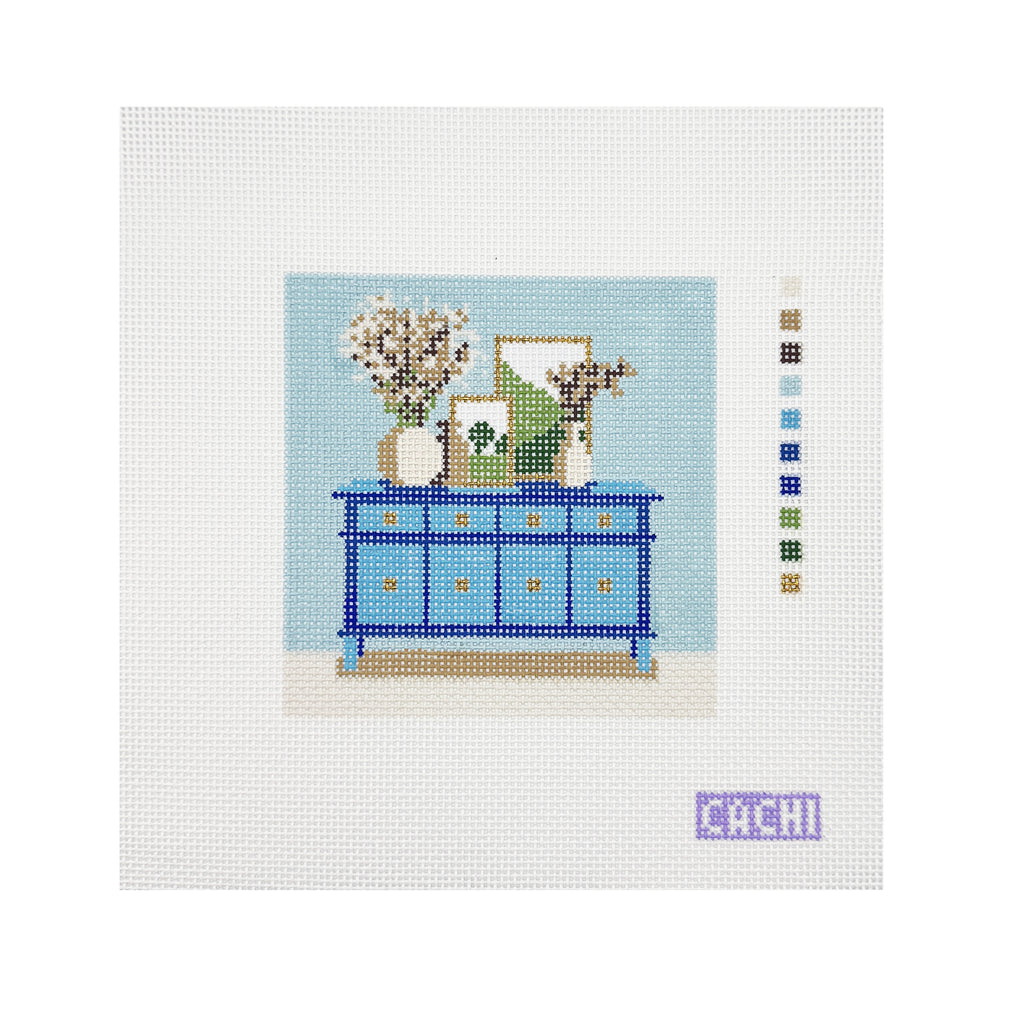 Blue Dresser