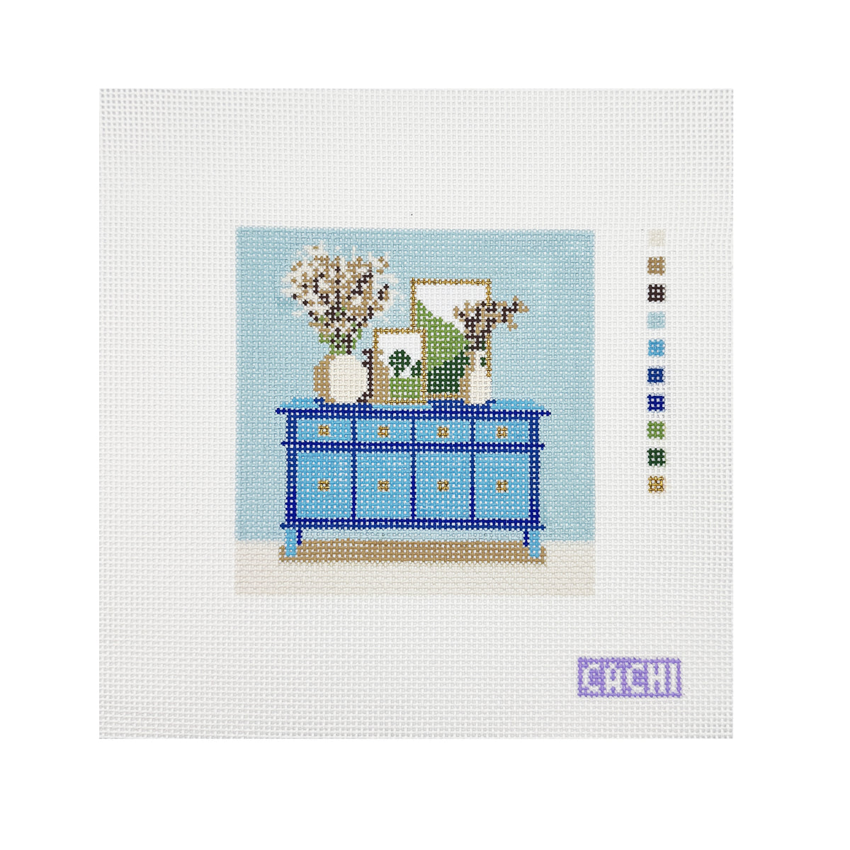 Blue Dresser