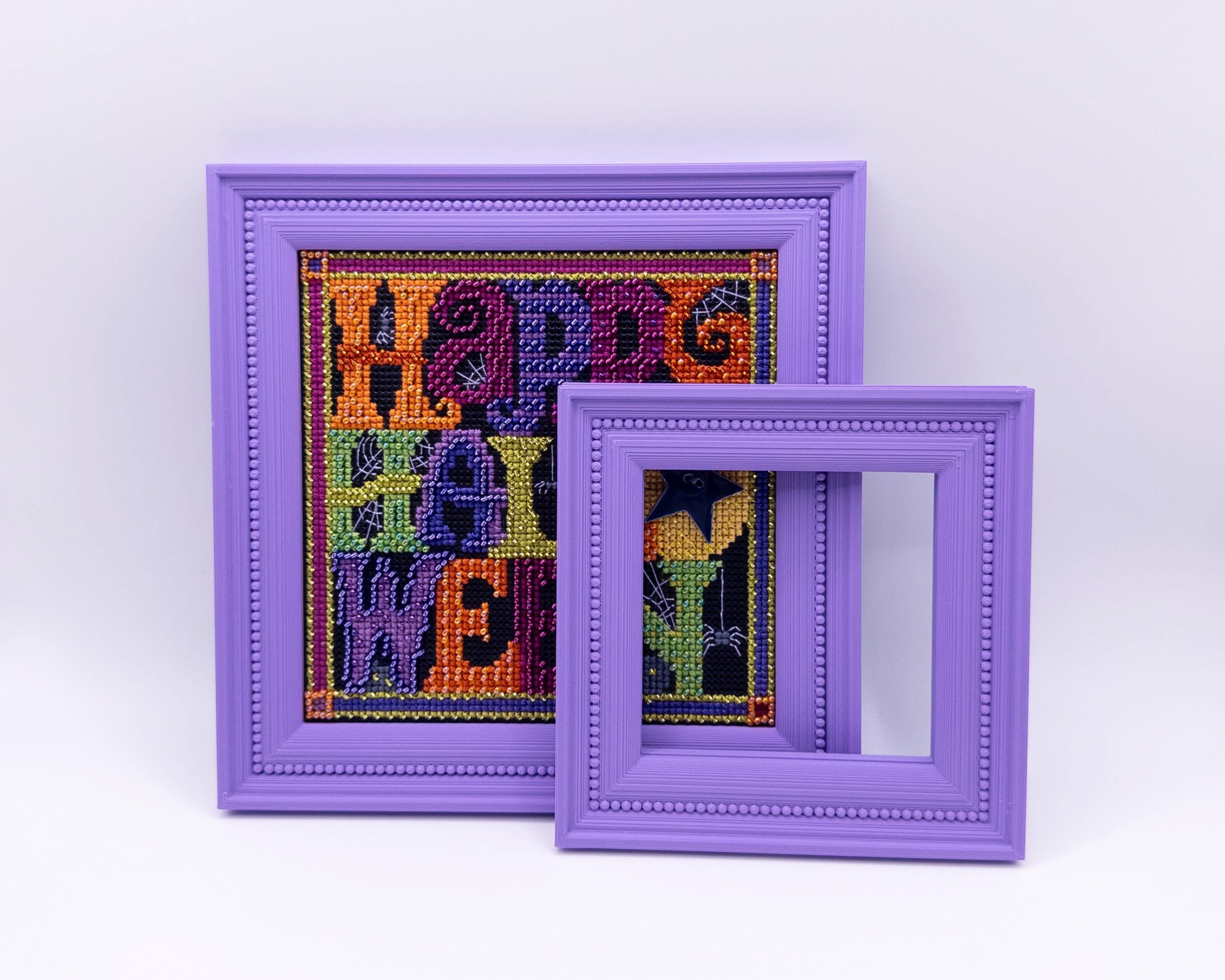 Magnetic Cross Stitch Frame Needlework Display with Stand